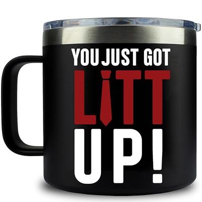 Louis Litt You Just Got Litt Up' Enamel Mug