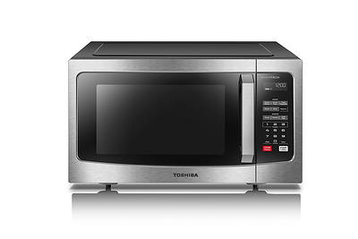 Toshiba 1.4 Cu. Ft., Stainless Steel, 1100 Watt, Microwave Oven with Sensor  Cook