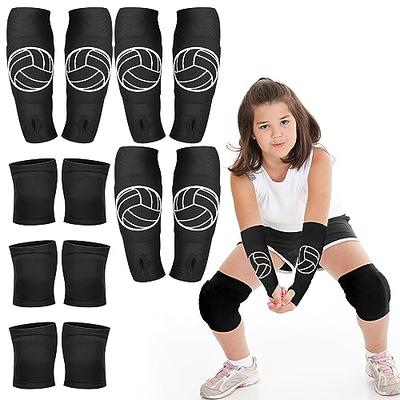 Volleyball Arm Sleeves,Passing Forearm Sleeves with Protection  Pad/Thumbhole,Volleyball Padded Sleeves : : Sports & Outdoors