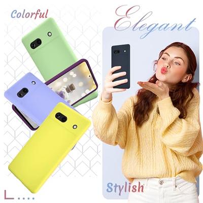 For Google Pixel 7A Case Slim Silicone Shockproof Phone Cover + Screen  Protector