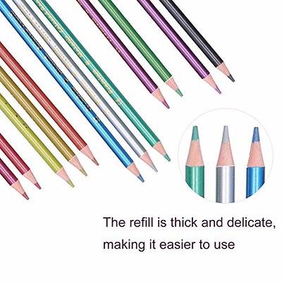 GLOGLOW Drawing Colored Pencils, Metallic Color Pencils, Easy to Coloring  School Office Painting Enthusiast Kids - Yahoo Shopping