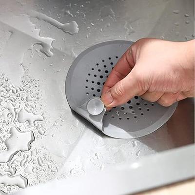 Hair Catcher Shower Drain Cover Hair Sink Filter Drain Protector for  Bathroom Bathtub and Kitchen Reusable Sink Strainer Filter