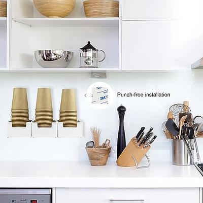 simpletome Mug Hooks Under Cabinet, Coffee Cup Organizer, Ceiling Storage  Hanger For Office Cafe Bar Kitchen Utensils