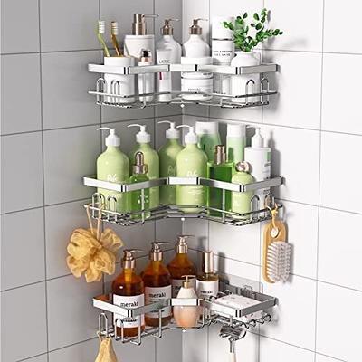 Corner Shower Caddy, No-Drilling