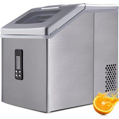  Nugget Countertop Ice Maker, Silonn Chewable Pellet Ice Machine  with Self-Cleaning Function, 33lbs/24H, Portable Ice Makers for Home,  Kitchen, Office, Stainless Steel : Industrial & Scientific