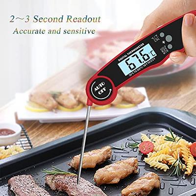 Instant Read Meat Thermometer,Waterproof Instant Read Food