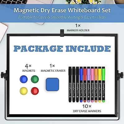 Dry Erase WhiteBoard, Aisuoker 16 x 12inch Magnetic Desktop