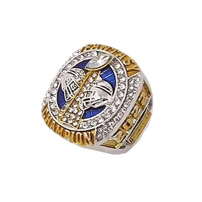 Legacy Rings 2022 Fantasy Football Championship Ring | Premium Silver and Gold Tone Award Trophy for FFL Champion | Stand Included