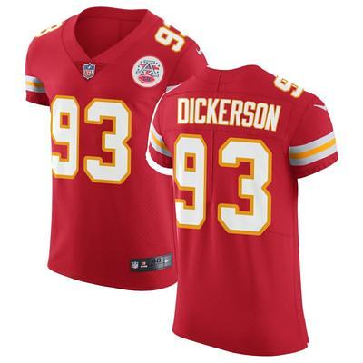 Matt Dickerson Men's Nike Red Kansas City Chiefs Vapor Untouchable Custom Elite Jersey