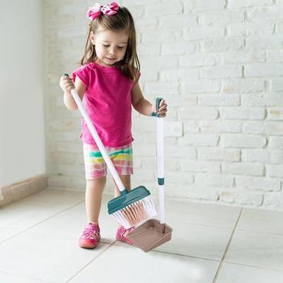 Kids Mop And Broom Cleaning Set For Pretend Play Girls And Boys