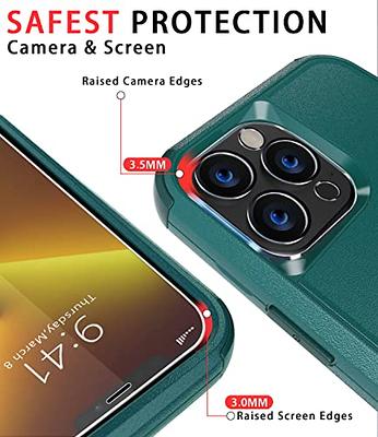 JETech iPhone 13 Bumper Case and Screen Protector with Camera Lens  Protector Bundle