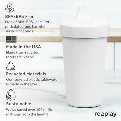  Re Play Made in USA 10 Oz. Sippy Cups for Toddlers, Pack of 6 -  Reusable Spill Proof Cups for Kids, Dishwasher/Microwave Safe - Hard Spout Sippy  Cups for Toddlers 3.13