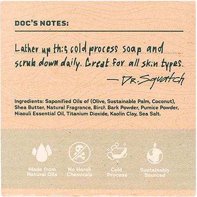 Dr. Squatch Men's Soap Variety 4 Pack - Men's Natural Bar Soap