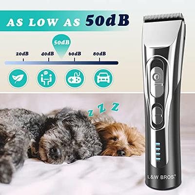 Wireless clearance dog clippers