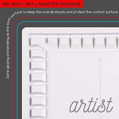 Porcelain or ceramic vs plastic palette for watercolour mixing