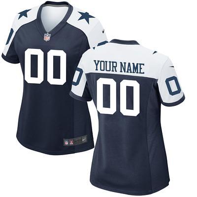 Men's Dallas Cowboys Nike Navy Vapor Elite Custom Jersey