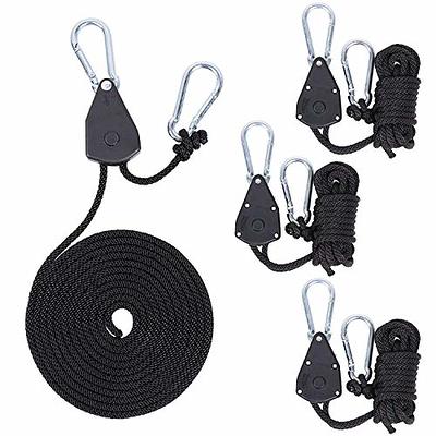 VIPARSPECTRA Retractable Heavy Duty Ratchet Tie Down Straps [4