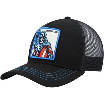 Black A Frame Hat Black Hero Logo