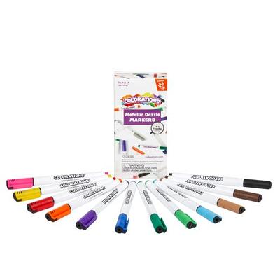 Colorations Classroom Value Bulk Chubby Markers, 8 Colors, 96 Packs