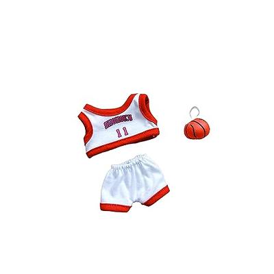 Cotton jersey basketball shorts in white