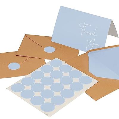 VNS Creations 100 pack Thank You Cards with Envelopes & Stickers - Classy 4x6  Blank Thank You
