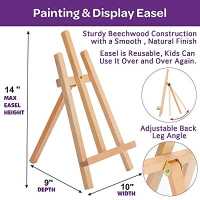 Paint Set,85 Piece Deluxe Wooden Art Set Crafts Drawing Painting Kit with  Easel