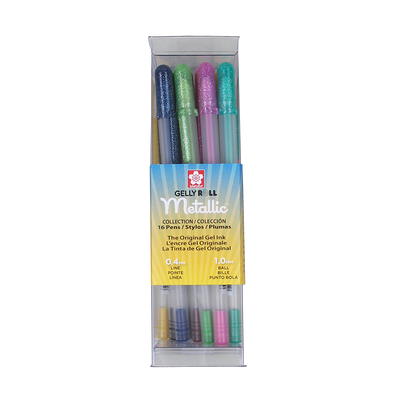 Sakura Gelly Roll Metallic Pens Assorted Colors 10 Pens Per Set