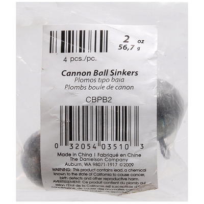 Bullet Weights Bass Casting Sinkers 1/2 oz. 4 pc