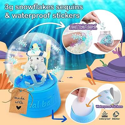 Creative Kids Paint Your Own Unicorn Craft Kit - Ceramic Unicorn Snow Globe with Painting Art Crafts Unicorn Gift for Girls Tweens – DIY Paint