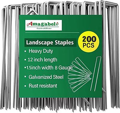 AMAGABELI GARDEN & HOME 12 Inch 8 Gauge Galvanized Landscape