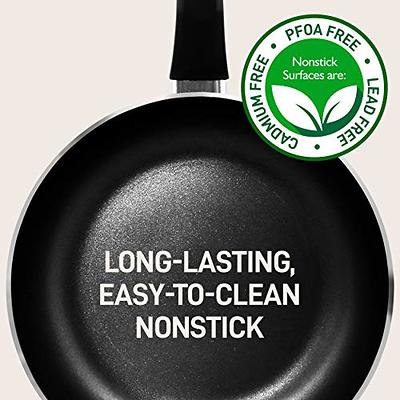 20-Piece Nonstick Kitchen PTFE/PFOA/PFOS-Free Heat Resistant