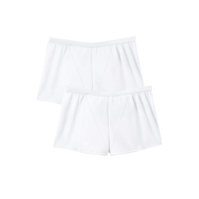 Plus Size Women's Cotton Incontinence Boyshort 2-Pack by Comfort Choice in  White Pack (Size 9) - Yahoo Shopping