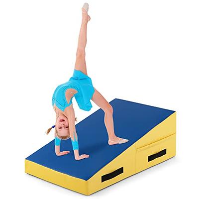 Costway 4' x 10' x 2'' Folding Gymnastics Tumbling Gym Mat Stretching Yoga