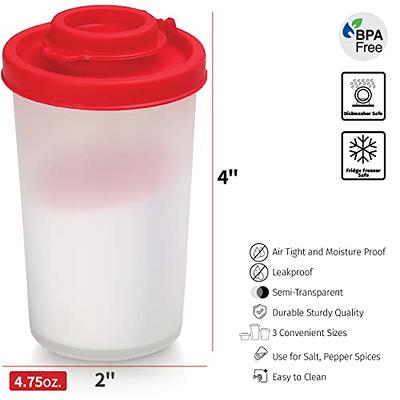 1 Travel Spice Containers, Shaker Jars, Clear Plastic Container