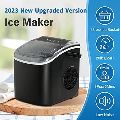 Kndko Nugget Ice Maker with Chewy Ice,High Ice-Making of 33lbs/Day/,Self  Clean in 2023