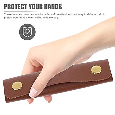  FVVMEED 4 Pairs Handbag Handle Leather Wrap Covers Luggage  Straps Leather Handle Wrap Purse Wallet Handle Protectors Saddle Craft  Strap Making Supplies for Travel Bag, Clutches, Crossbody Bag : Arts, Crafts