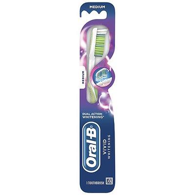 Oral-B Vivid Whitening Manual Toothbrush, Medium - 1.0 ea - Yahoo Shopping