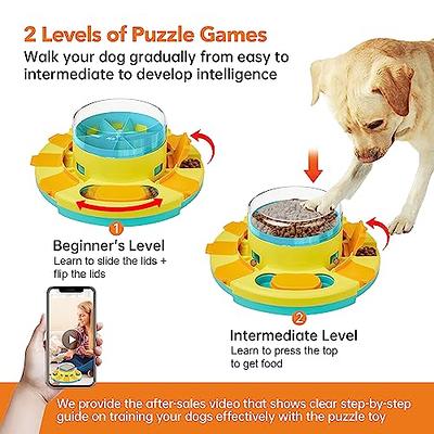 Smart Dogs Toy Treat,slow Down Eating Dog Toys,non-slip Intelligence Puzzle  Toys For Dog,puppy And Cat