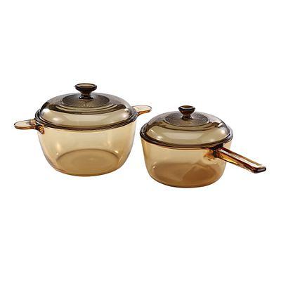 Visions 5-Piece Dutch Oven Glass Cookware Set with 3.5L Stewpot