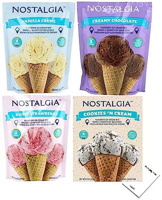 Nostalgia Premium Vanilla Crème Ice Cream Mix, 8 oz