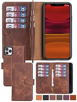 iPhone 13 Mini Leather Detachable Wallet Case with MagSafe - Hardiston