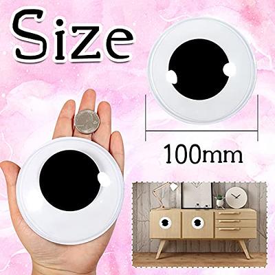 150 Pcs Arc Shape Plastic Safety Eyes Eyebrows 3 Sizes Craft Safety Eyes  Eyebrows Black Safty Eyes for Puppet Plush Animal and Teddy Bear 9x17mm  11x24mm 16x30mm 