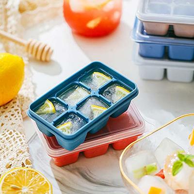 Pop-Out Silicone Ice Cube Tray with PP Lid - 4 Pack - Blue / Green, Shop  Today. Get it Tomorrow!