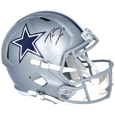 Emmitt Smith Dallas Cowboys Autographed Riddell Flat White Alternate Speed  Replica Helmet