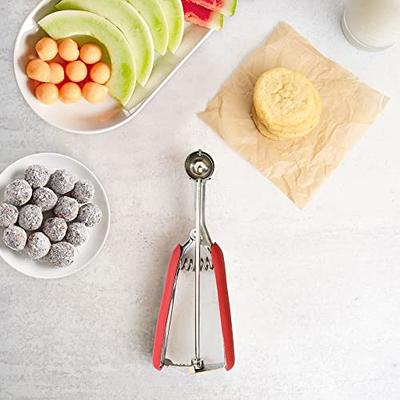 Melon Ballers Stainless Steel, Ice Cream Scoop, Cookie Scoops For Baking,  Stainless Steel Cookie Scooper For Baking, Ice Cream Scooper With Trigger  Release, Cookie Dough Scoop With Non-slip Grip, Kitchen Tools, Kitchen