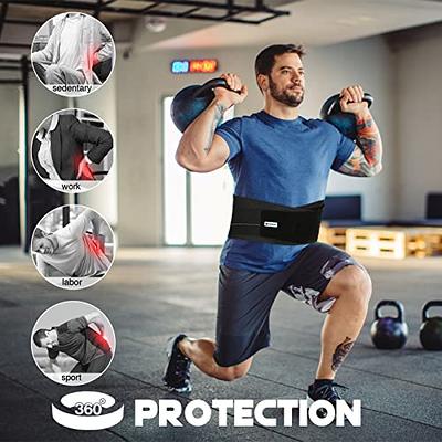 DARLIS Back Support Belt with Inflatable Lumbar Pad - Extra Support for Lower  Back Pain Relief, Herniated