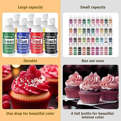 12 Color Cake Food Coloring Set, Food Grade Vibrant Food Color Liquid Dye  Tasteless for Baking, Icing, Easter Egg, Fondant, Cooking, Slime Making DIY