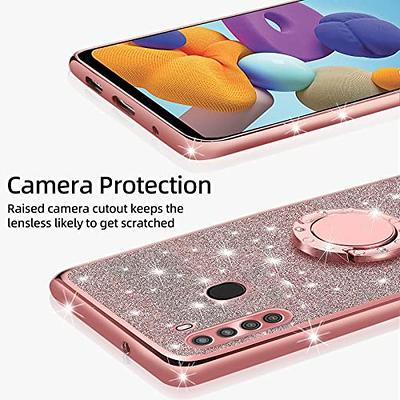 Lastma Samsung Galaxy S21 Case Cute with Wrist Strap Kickstand Glitter  Bling Cartoon IMD Soft TPU Shockproof Galaxy S21 5G Protective Cases Cover  for