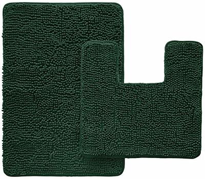 Gorilla Grip Bath Rug 30x20, Thick Soft Absorbent Chenille, Rubber Backing  Quick Dry Microfiber Mats, Machine Washable Rugs for