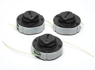 3Pack/set Trimmer Spool & Cap & Spring Replacement for Black